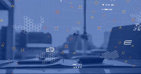 Digital Financial Data Interface in Modern Office