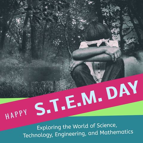 s.t.e.m. day awareness with emotional contrast in forest - Download Free Stock Templates Pikwizard.com
