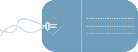 Blue Gift Label Design on Transparent Background for Celebrations - Download Free Stock Videos Pikwizard.com