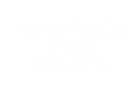 America the brave transparent text design with historical theme