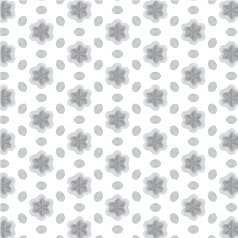 Seamless Grey Flower Pattern on Transparent Background - Download Free Stock Videos Pikwizard.com