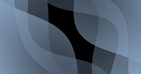 Abstract grey wavy layers with black negative space