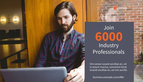 Boost Your Network: Invitation to Join 6000 Industry Professionals - Download Free Stock Templates Pikwizard.com