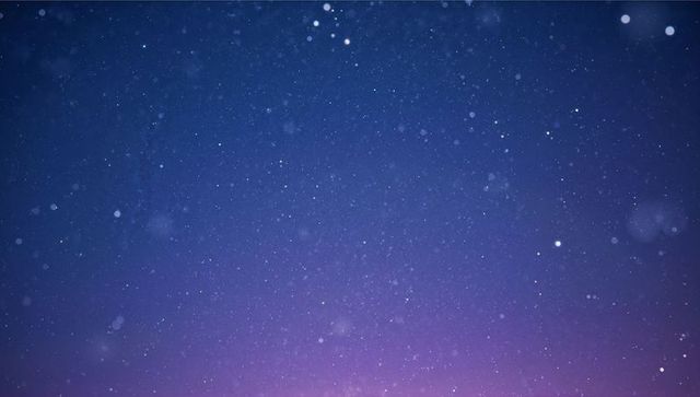 Ethereal twilight sky with shimmering stars and soft bokeh effects