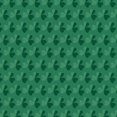 Seamless Green Clovers on Transparent Background Pattern - Download Free Stock Videos Pikwizard.com