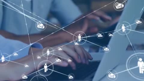 Hands Typing on Laptop Representing Teamwork and Connectivity Concept