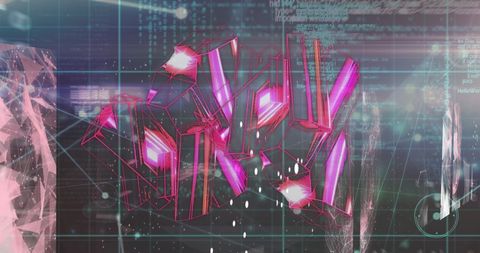 Abstract Network Connections on Digital Circuit Board - Download Free Stock Images Pikwizard.com