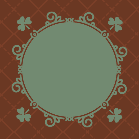 Green Shamrock Frame on Transparent Background for St. Patrick's Day - Download Free Stock Videos Pikwizard.com