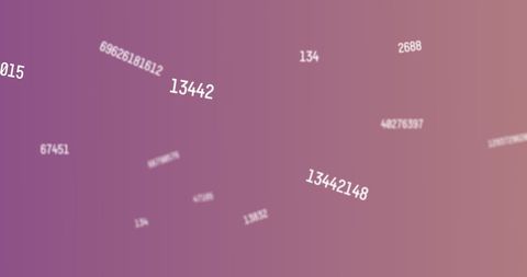 Digitally Rendering Fast Moving Numbers on Gradient Background - Download Free Stock Images Pikwizard.com
