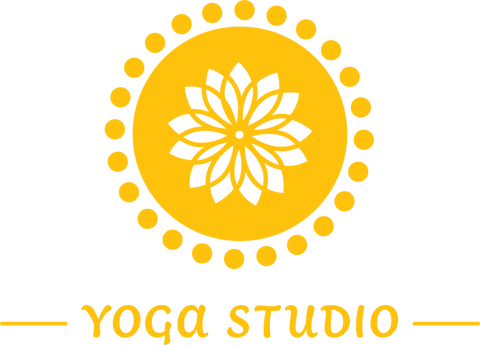 stylized yoga studio logo on transparent background - Download Free Stock Videos Pikwizard.com