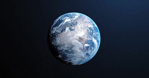 Planet Earth from Space with Digital Connectivity Concept - Download Free Stock Images Pikwizard.com