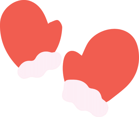 red christmas mittens transparent background illustration - Download Free Stock Videos Pikwizard.com