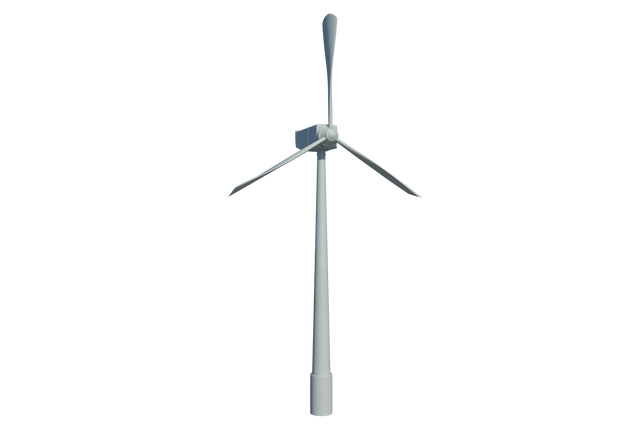 Transparent Isolated Image of Wind Power Generator on White Background - Download Free Stock Videos Pikwizard.com