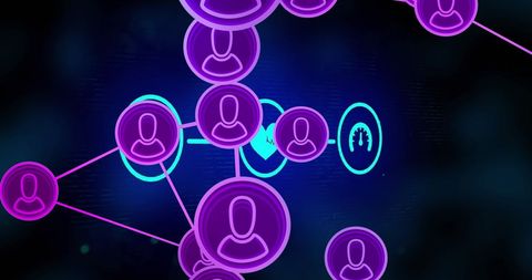 Global Data Connectivity with Networked User Profiles - Download Free Stock Images Pikwizard.com