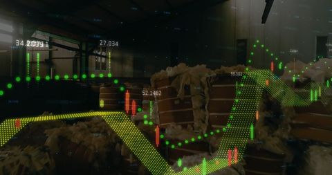 Visualizing economic impact of industrial waste through digital data