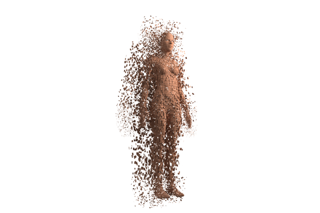 Transparent Composite Brown Pixelated 3D Woman Abstract Art - Download Free Stock Videos Pikwizard.com