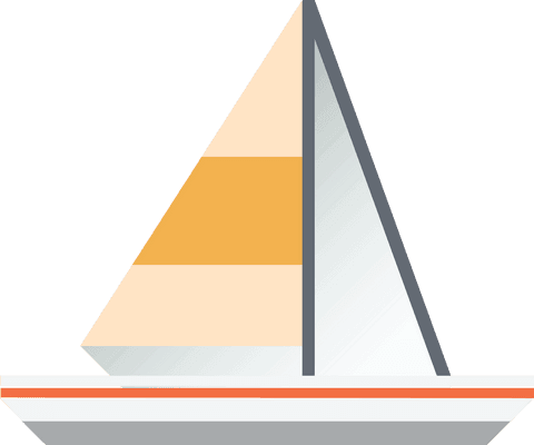 transparent vector sailboat with colorful sails illustration - Download Free Stock Videos Pikwizard.com