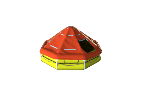 transparent inflatable tent with orange top and yellow base - Download Free Stock Videos Pikwizard.com