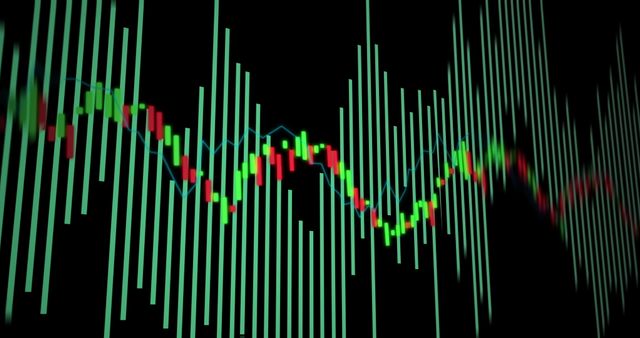 Dynamic Stock Market Data on Black Background - Download Free Stock Images Pikwizard.com