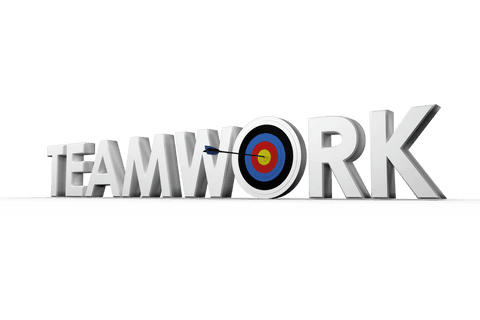 transparent teamwork text with dart hitting center target - Download Free Stock Videos Pikwizard.com