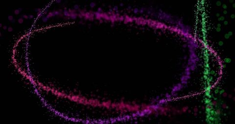Abstract Colored Light Trails on Black Background - Download Free Stock Images Pikwizard.com