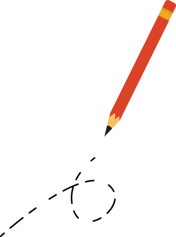 red pencil leaving broken dashed spiral on transparent background - Download Free Stock Videos Pikwizard.com