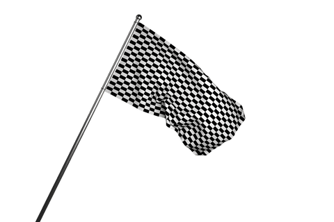 checkered racing flag on transparent background for competitive themes - Download Free Stock Videos Pikwizard.com