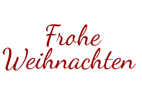 Frohe weihnachten christmas text on transparent background
