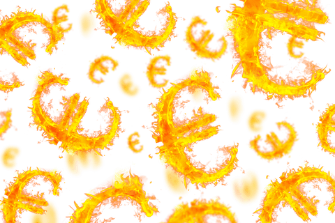 burning euro symbols on transparent background finance illustration - Download Free Stock Videos Pikwizard.com