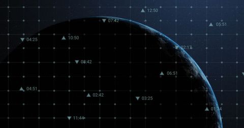 Digital Grid Overlaying Earth Showcasing Global Connectivity - Download Free Stock Images Pikwizard.com