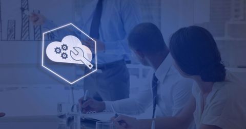 Diverse team collaborating on digital finance strategies