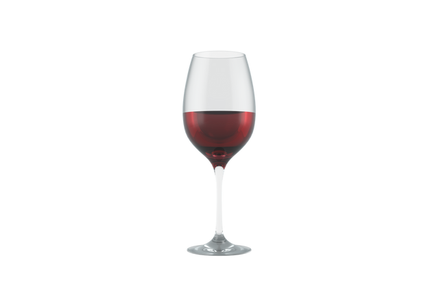 Transparent Red Wine Glass Isolated On Clear Background - Download Free Stock Videos Pikwizard.com