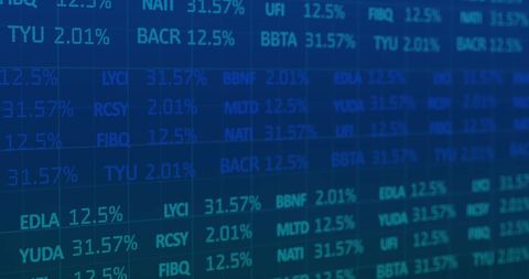 Abstract Digital Display of Emerging Stock Market Trends - Download Free Stock Images Pikwizard.com