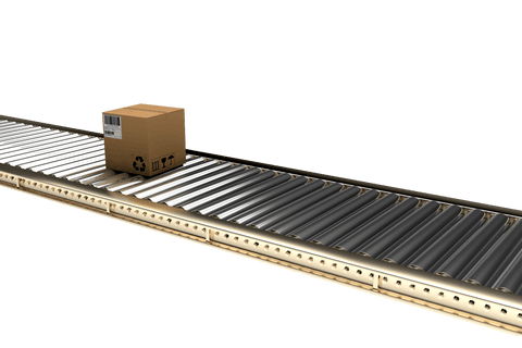 cardboard box on industrial conveyor belt transparent background - Download Free Stock Videos Pikwizard.com