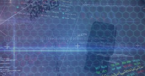 Futuristic Digital Network with Data Analytics Overlay - Download Free Stock Images Pikwizard.com