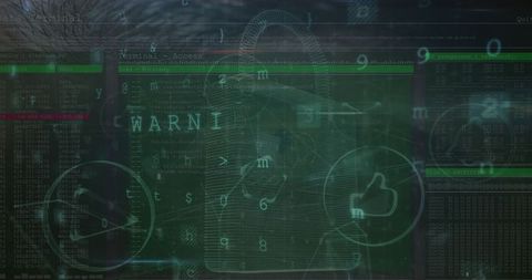 Digital Security Concept With Virtual Elements and Coding Interface - Download Free Stock Images Pikwizard.com