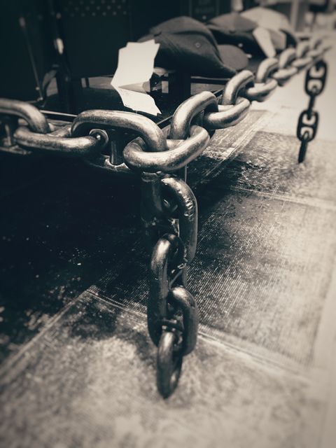 Heavy Industrial Chains in Warehouse - Download Free Stock Images Pikwizard.com