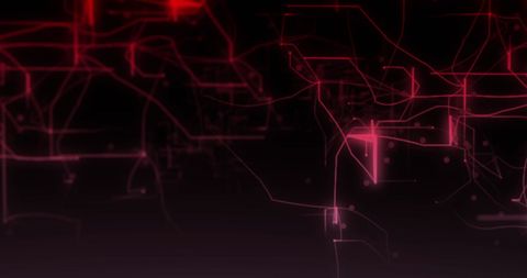Abstract Lines with Red Glows on Black Background - Download Free Stock Images Pikwizard.com