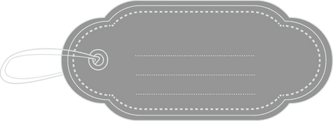 Gray Gift Label Illustration on Transparent Background for Celebrations - Download Free Stock Videos Pikwizard.com