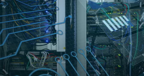 Cloud Data Center with Network Servers and Digital Data Overlay