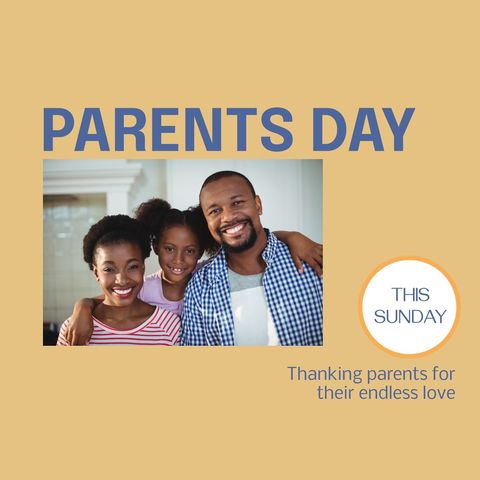 Celebrating Parents Day with Joyful Family Togetherness - Download Free Stock Templates Pikwizard.com