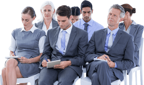Transparent Business Team Taking Notes during Office Conference - Download Free Stock Videos Pikwizard.com