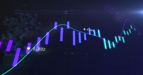 Futuristic Financial Data Visualization Background - Download Free Stock Images Pikwizard.com