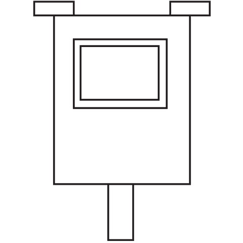 illustration of roadside mailbox on stand on transparent background - Download Free Stock Videos Pikwizard.com