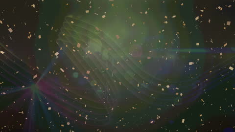 Colorful Confetti Animation with Abstract Background