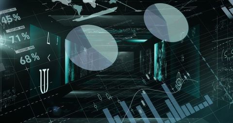 Digital Data Analysis with Statistical Graphs and Equations - Download Free Stock Images Pikwizard.com