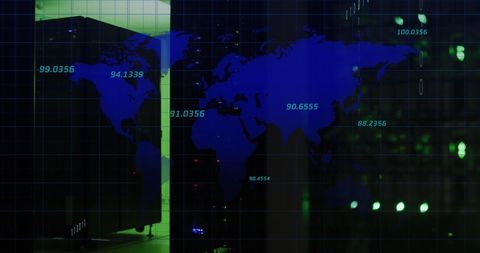 Global Data Processing and Technology Background - Download Free Stock Images Pikwizard.com
