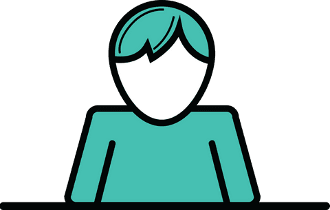 minimalistic digital male icon on transparent background - Download Free Stock Videos Pikwizard.com