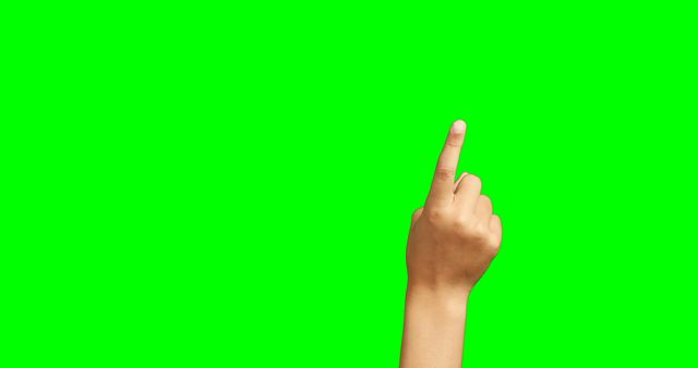 Pointing Hand Finger on Green Background - Download Free Stock Images Pikwizard.com