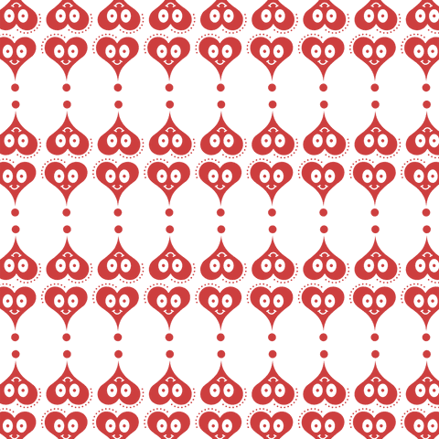 red hearts pattern on transparent background vector illustration - Download Free Stock Videos Pikwizard.com
